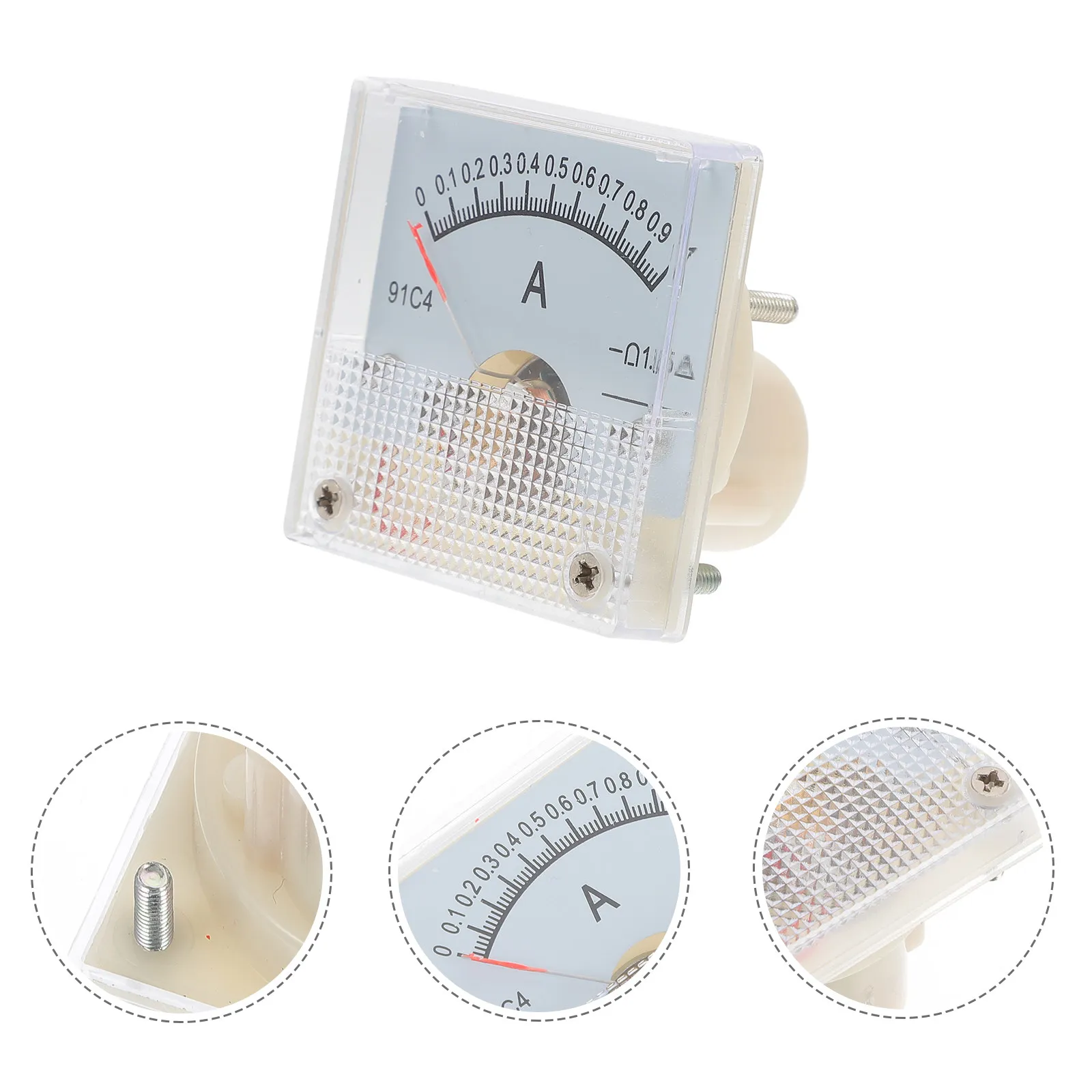 

0-1A Experiment Ammeter Dc Current Meter for Classroom Teaching Laboratory Use Lightweight Portable Physics Experiment Apparatus