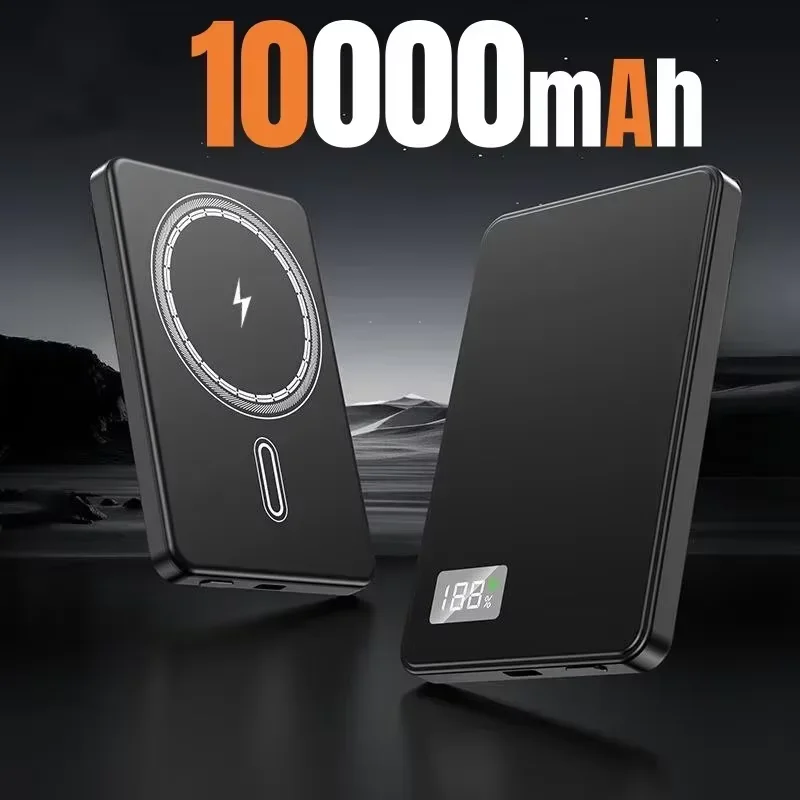 500000mAh Magnetische Powerbank PD22.5W Superschnelles Laden Tragbarer Externer Akku für Magsafe für iPhone Samsung
