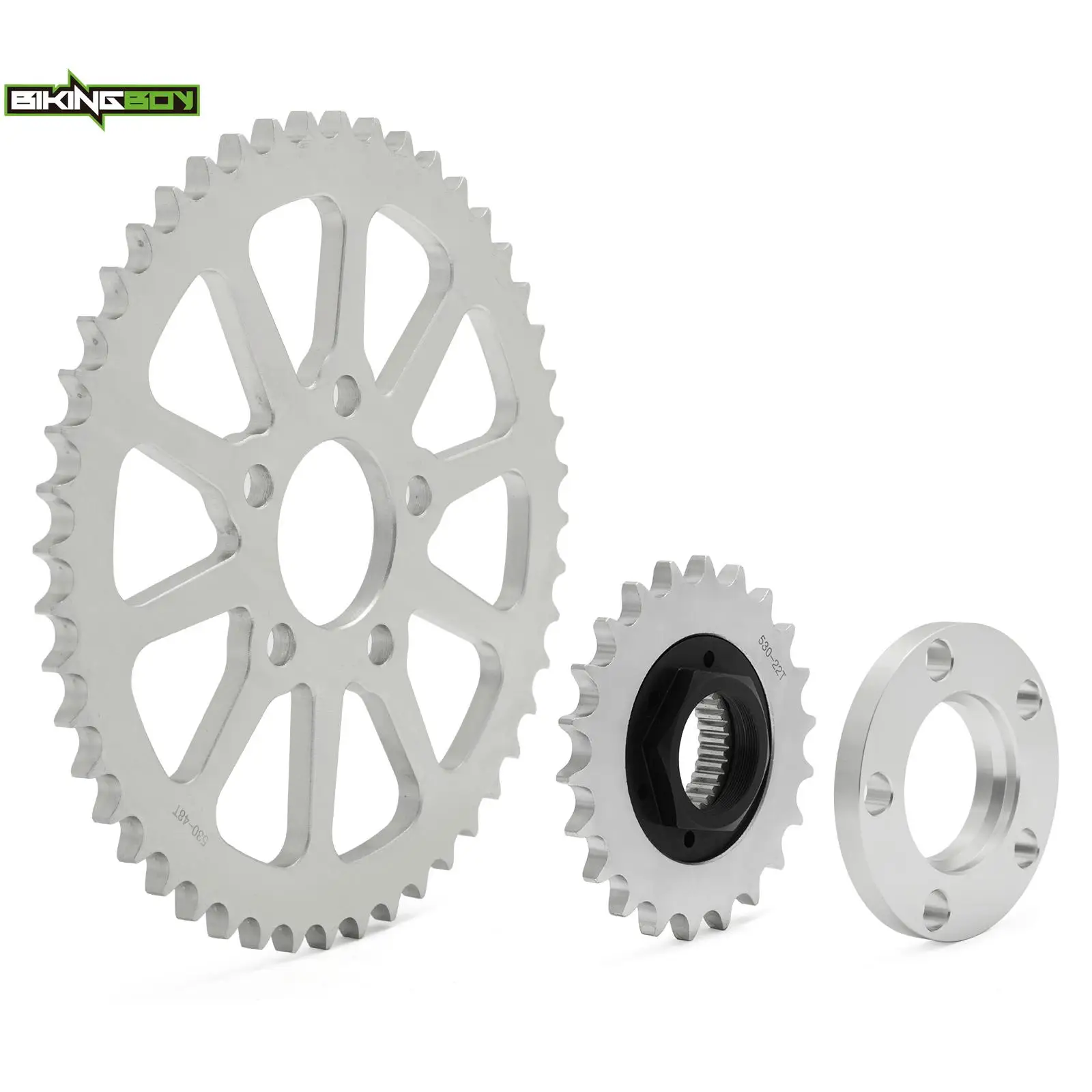 BIKINGBOY Sportster XL 883 1200 XLH XLC XLR XLS XLN Custom Low Iron Roadster Chain Drive Conversion Sprocket Flange Transmission