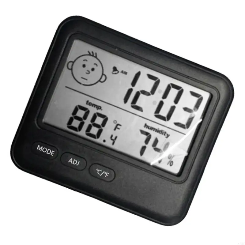 N58c Temperatura interna umidità Orologio Digital igrometro digitale preciso con display facile da leggere