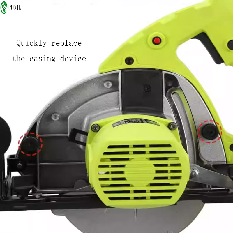Mini circular saw for wood metal plating, compact function, electric tool, 1800W, 62mm cutting depth