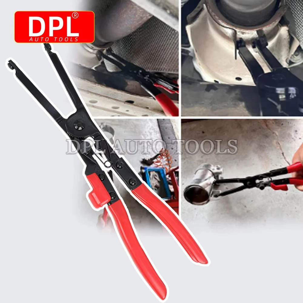 Car Exhaust Pipe C Clamp Removal Plier Spreading Plier Retrofit Demolition Plier Auto Special Repair Tool
