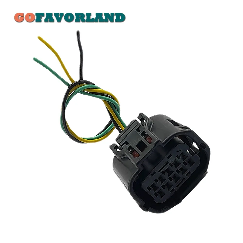 

10 Holes Blind Spot Collision Sensor Connector Astern Radar Plug Plastic 90980-12380 9098012380 For Toyota RAV4 2.5L 2019 2020