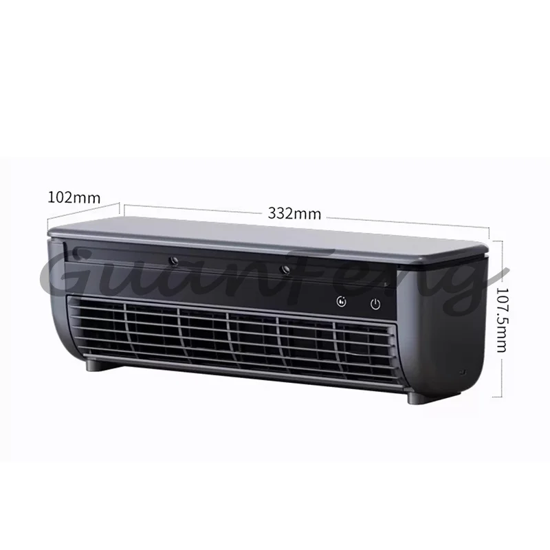 Compact Kitchen Air Conditioner Wall-Mounted Ice Mist Fan Air Cooler with Semiconductor Cooling Technology