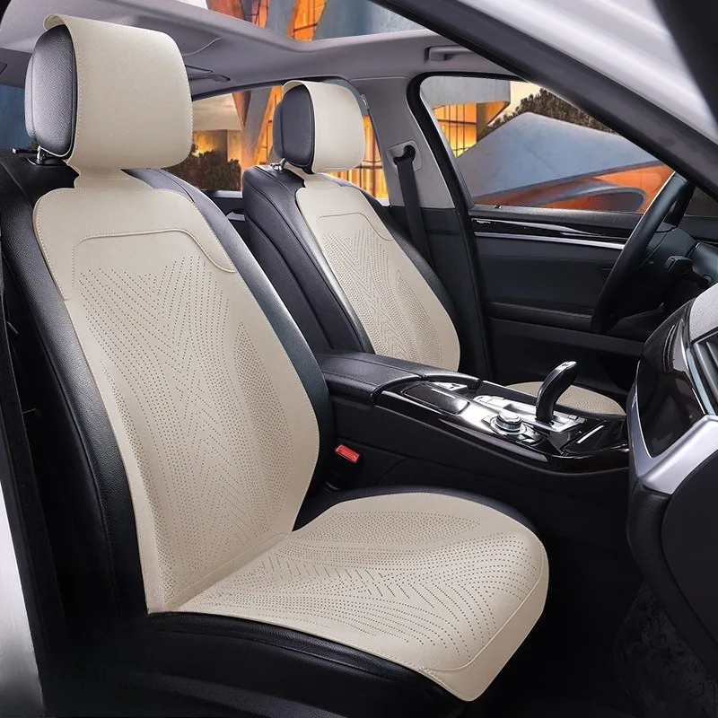 

All Seasons Universal Car Seat Protector Mat Suede Car Seat Covers Full Set Auto Accessories Interior Car Seat Protector Cushion