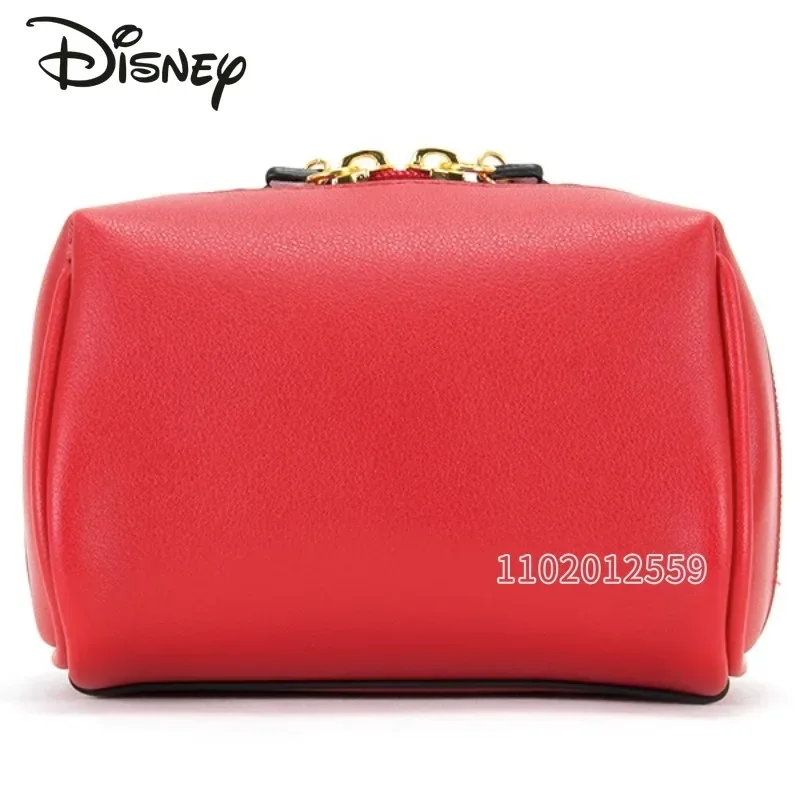 Disney Mickey Original New Cosmetic Bag Luxury Brand Women's Cosmetic Bag Cartoon 3D Storage Bag High Quality and Large Capacity