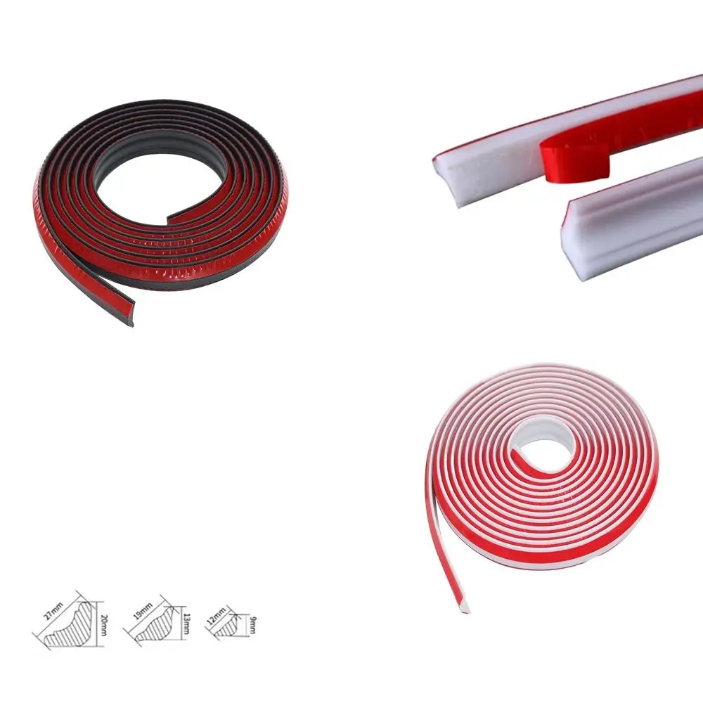 Self-adhesive Trim Soft Line Ceiling Strip Self Adhesive TPE Molding Edge DIY Decorative Strip Kitchen Bathroom Window