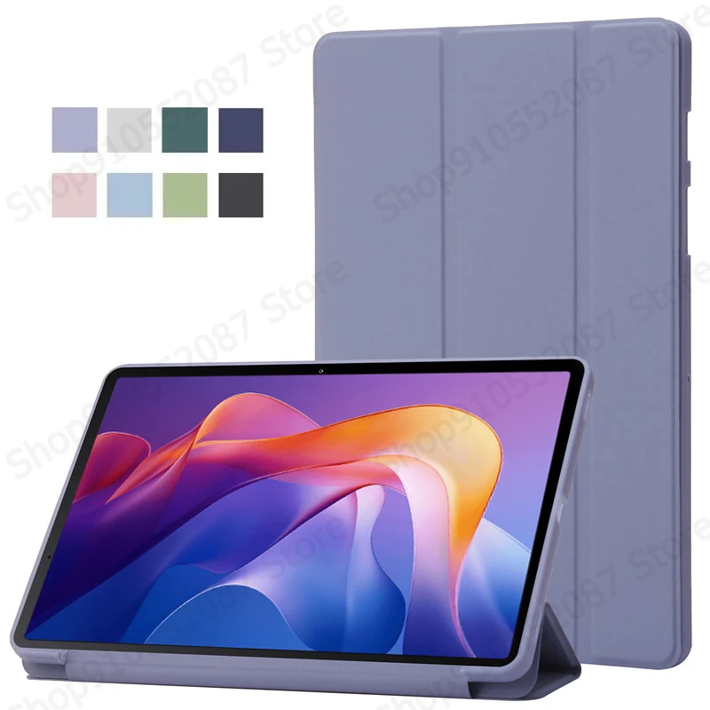 

For Redmi Pad 2 Case 11 inch Trifold PU Leaher Soft Back Stand Tablet Funda For Xiaomi Redmi Pad 2 2025 Case Cover Coque