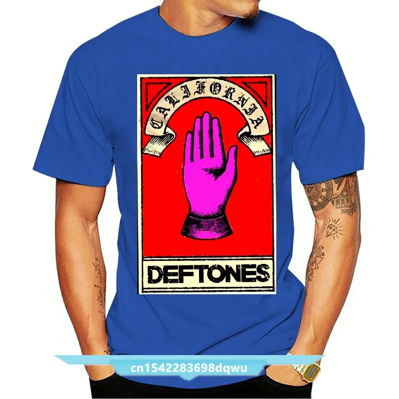 

DEFTONES - Hand - T SHIRT S-M-L-XL-2XL Brand New - Official T Shirt Cheap Wholesale tees,100% Cotton For Man,T Shirt Printing