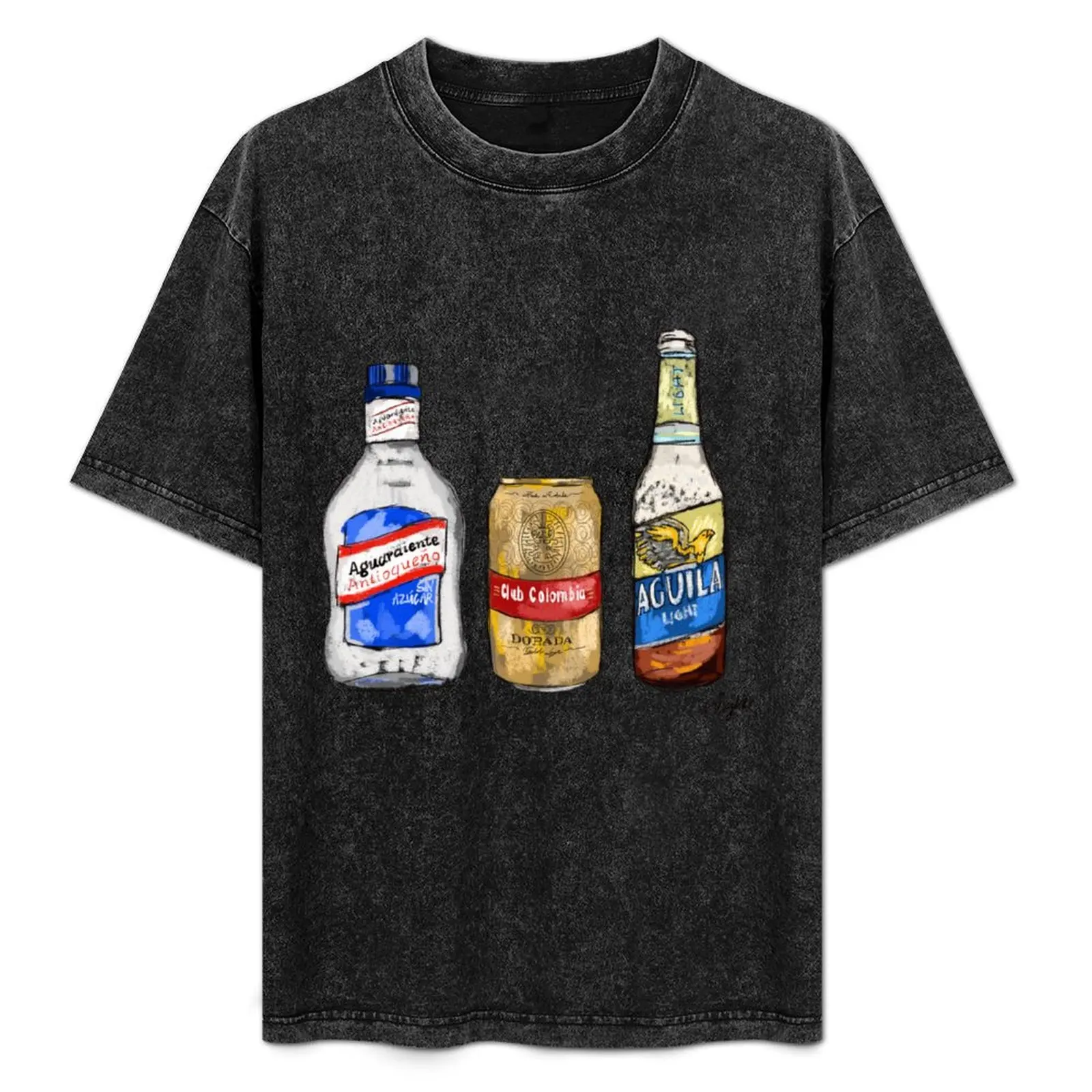 Camiseta Club Colombia, Cerveza, Cerveza Colombiana, Dorada, Aguardiente, Aguila, Camiseta con Protección Solar para Exteriores