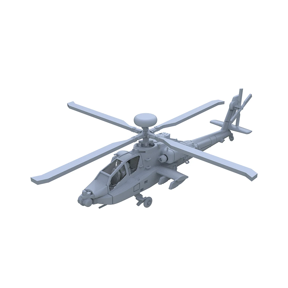 Yao's Studio LYR229 1/700 Military Model Kit US Attack helicopter AH-64D WWII WAR GAMES