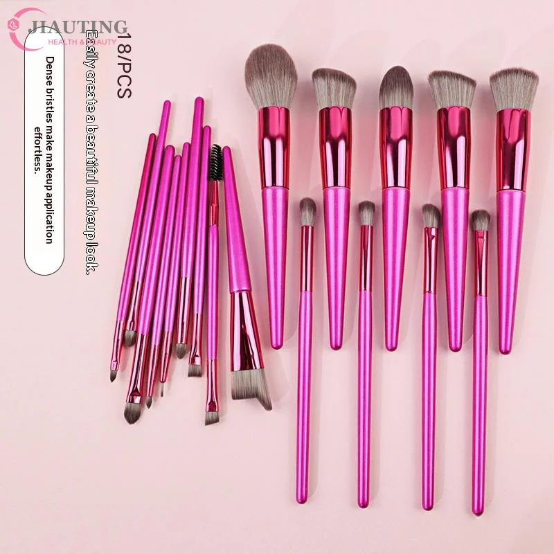 Pincel de Maquiagem - Pincéis Cosméticos de Qualidade Premium para Rosto e Olhos, Base, Pó, BB Cream, Blush