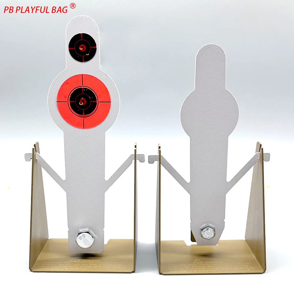 Groot metalen doel voor Airsoft BB Schietoefening Tumbler Swing Target Toy Gun Accessoire QJ118