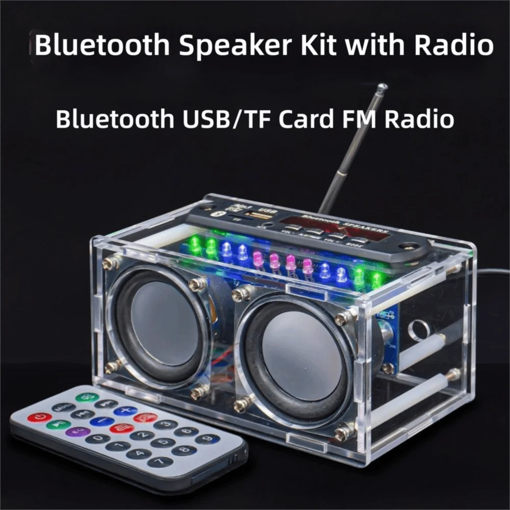 DIY-Lötset für Bluetooth-Lautsprecher, FM-Radio, Bluetooth-DIY-FM-Radio-Set, 87,5-108 MHz, DIY-Lautsprecher-Set, Elektronik-Set – Detail 10