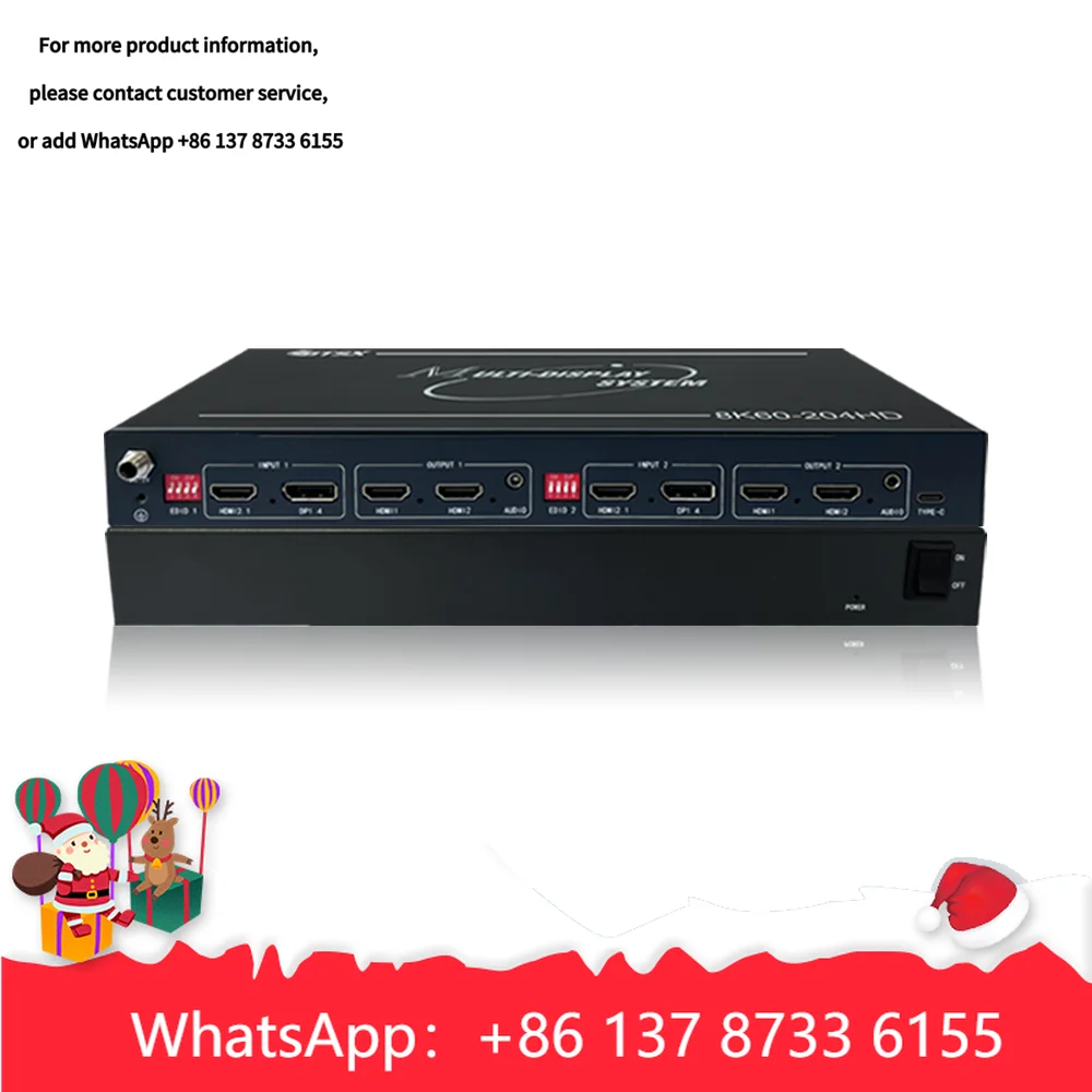 

Professional Audio Video & Lighting Controller 8K Video Wall Processor With 8K60 4K60 Outputs Multi Screen 4K60 Output