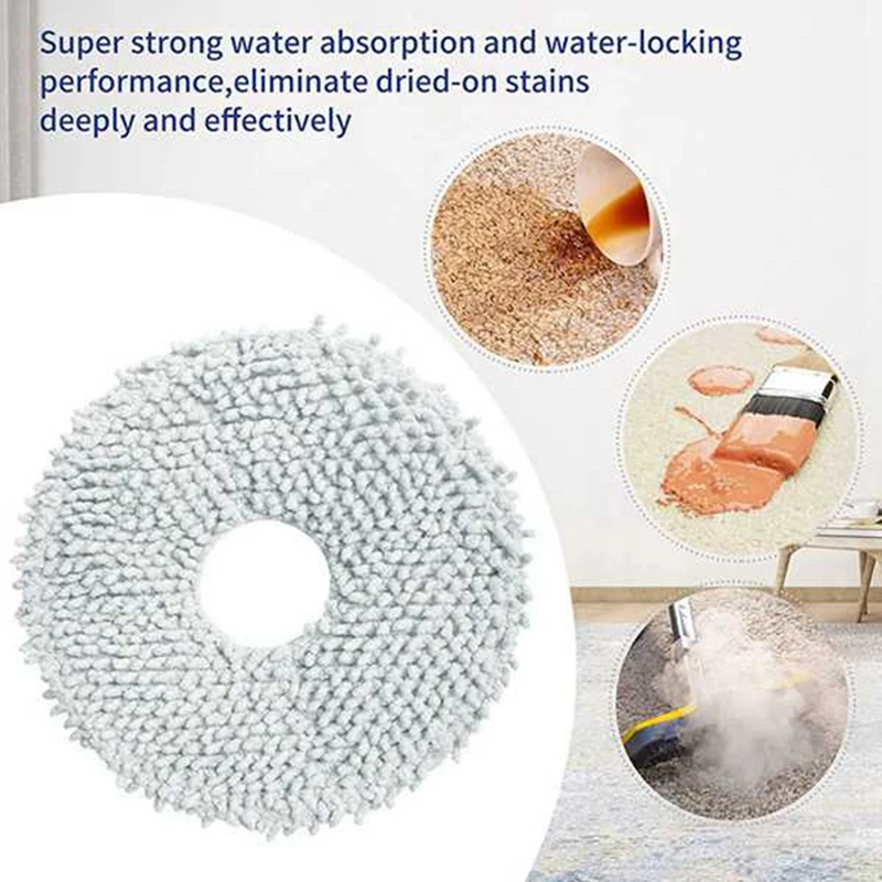 1 Piece Smart Home Spare Parts Mop Rag Vacuum Cleaner For Dreame Bot L10S Ultra Sweeper Replacement Accessories