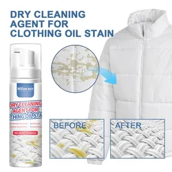 Foam Dry Cleaning Fluid Clothes Oil Stain Cleaner Down Jacket White Shoes Clothing Mattress Cleaning Wash-Free Fabrics Cleaner