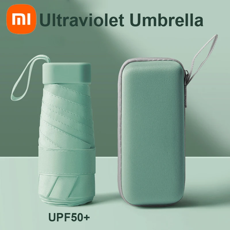 Xiaomi Mijia Ultraviolet Umbrella 6 Ribs 90cm Small Mini Umbrella Sunscreen Blocks Ultraviolet Rays Light Easy Carry Personal UV