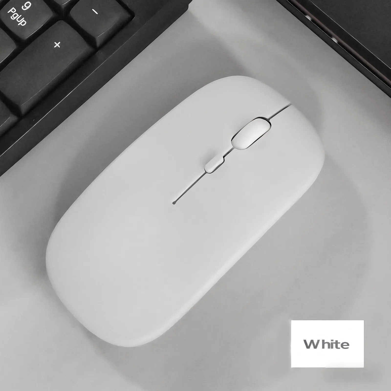Super Slim 1600 DPI USB Optical Wireless AAA Battery Powered 3D Mini Gaming Mouse For Desktops In Stock