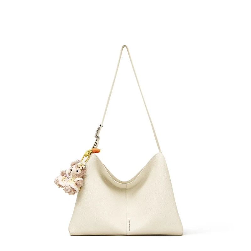 

Elegant White Pink Women Genuine Leather Commute Handbag Hobo Bag Fashion Crossbody Big Capacity Shopper Tote Purse Sac Hot Sale