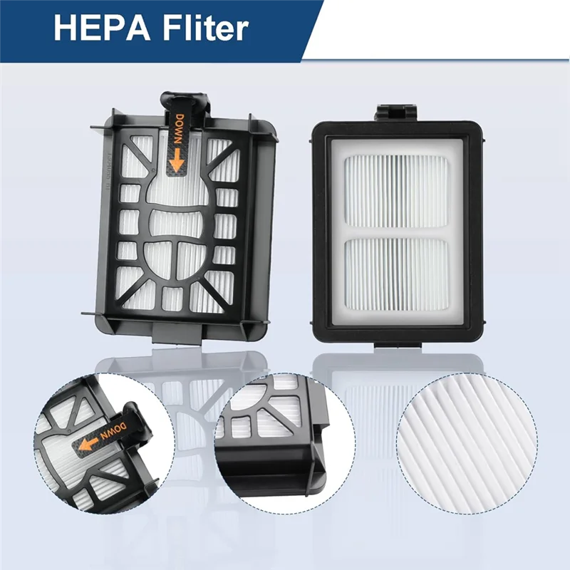 Kit de acessórios para robô aspirador de pó, para rv2820ze av2820s rv2800s, espuma de filtro de vácuo, almofada de esfregão, kit de acessórios de escova lateral