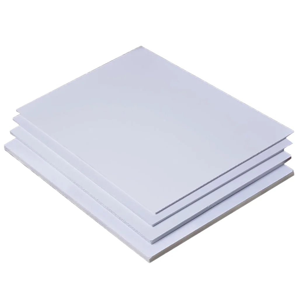 White PVC Sheets Foam Board Building Model Display DIY Craft 2mm / 3mm Thick