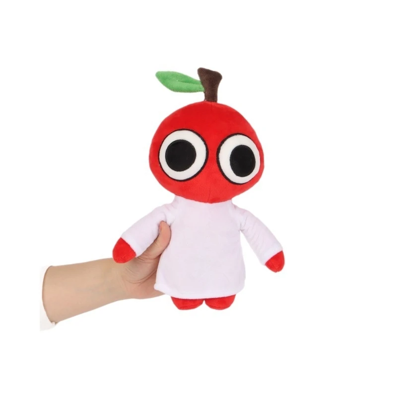 Ringo Tsuga Apple Man Abstract Funny Anime Plush Doll Soft Figurine Cute Kawaii Home Decor Shelf Table Gift For Teens Adults
