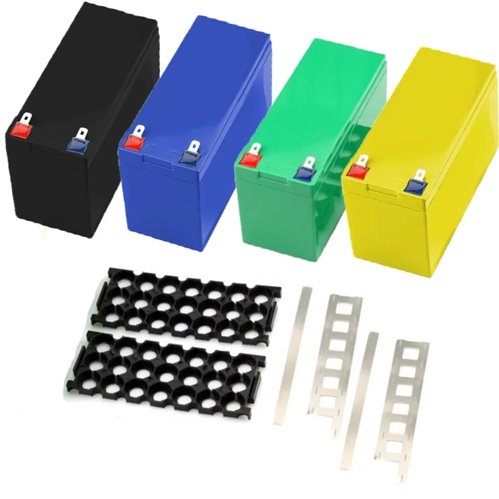 

1 Pc 12V 7Ah Battery Case Battery Shell Holder For 18 650 Cells 3*7 Nickel Strip Storage Boxes Without Pcb Board