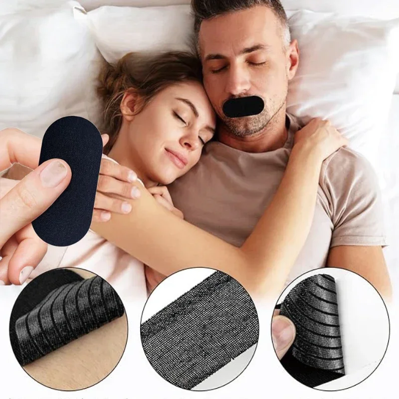 30Pcs Anti Snoring Mouth Tape Nighttime Sleeping Mouth Breathing Improvement Reduce Dry Mouth Promote Nose Breathing Health Care