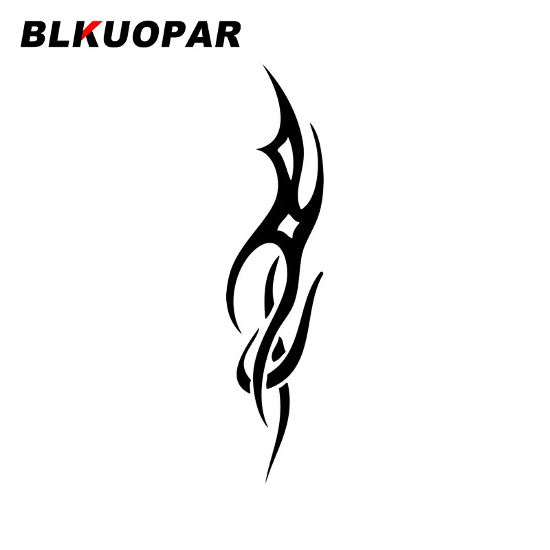 BLKUOPAR Tribal Fire Car Stickers Vinyl Creative JDM Die-cut Waterproof Scratch-Proof Air Conditioner Decoration Car Accessories