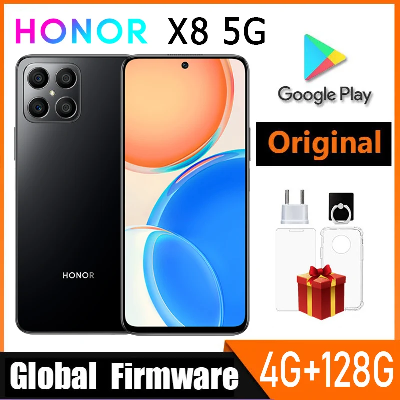 

HONOR X8 5G Smartphone Global firmware 6.7-inch CPU Qualcomm Snapdragon 680 Camera 64 MP Battery 4000 mAh