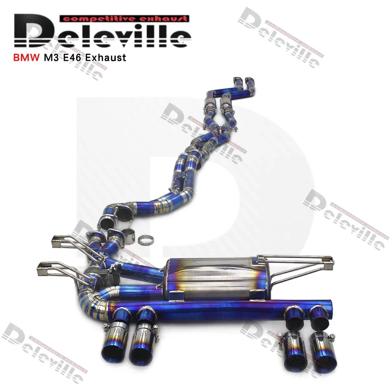 Rendimiento Valvetronic Catback para BMW M3 E46 2004-2006 resonador de motor tubo medio Valvtronic silenciador Escape Catback Escape