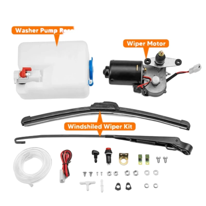 Windshield Wiper Washer Pump Kit 80309001 for ATV/UTV Parts