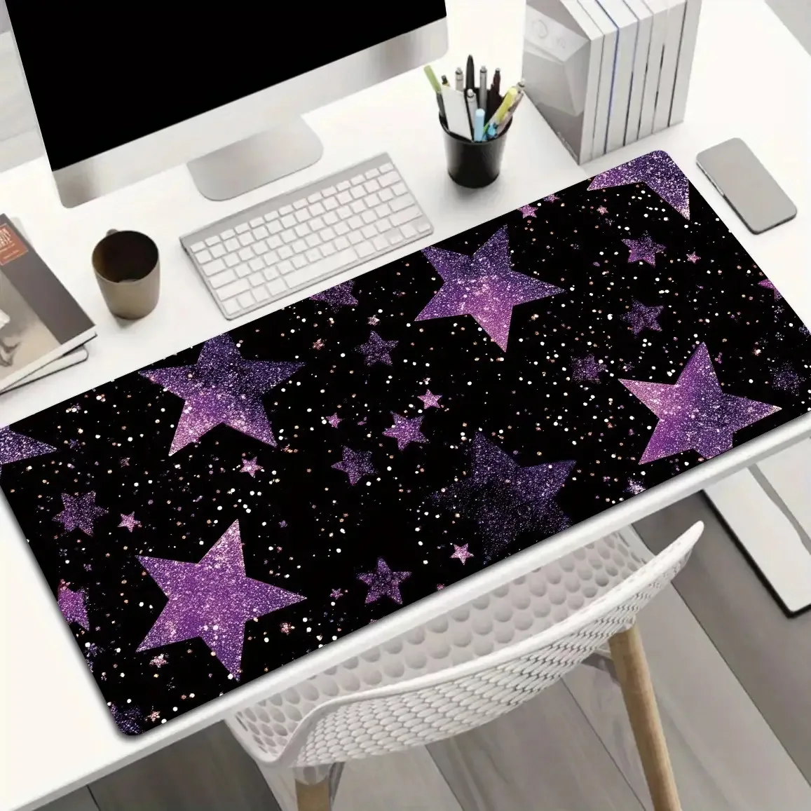 

Premium Gaming Mouse Pad Durable Desk Mat Precision Cloth Surface Anti Slip Rubber Base for Gaming PC Laptop Keyboard Desk Setup