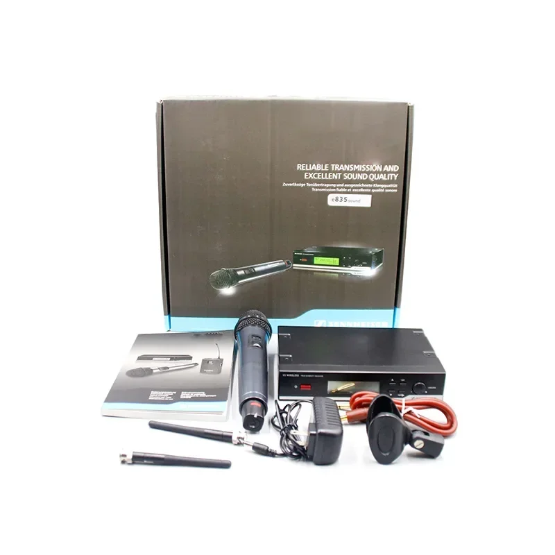 SX1 Handheld UHF Wireless Microphone Family Karaoke and Singing Recording Mic for Performance Teaching