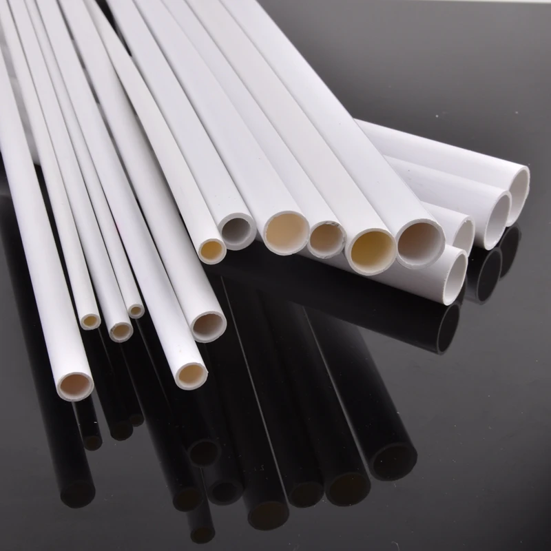 2 قطعة انبوب ماء أبيض بولي كلوريد الفينيل أنبوب بلاستيكي حديقة الري سقي تركيبات خزان حوض السمك زراعة الإطار طول الأنابيب 48-50 سنتيمتر #5