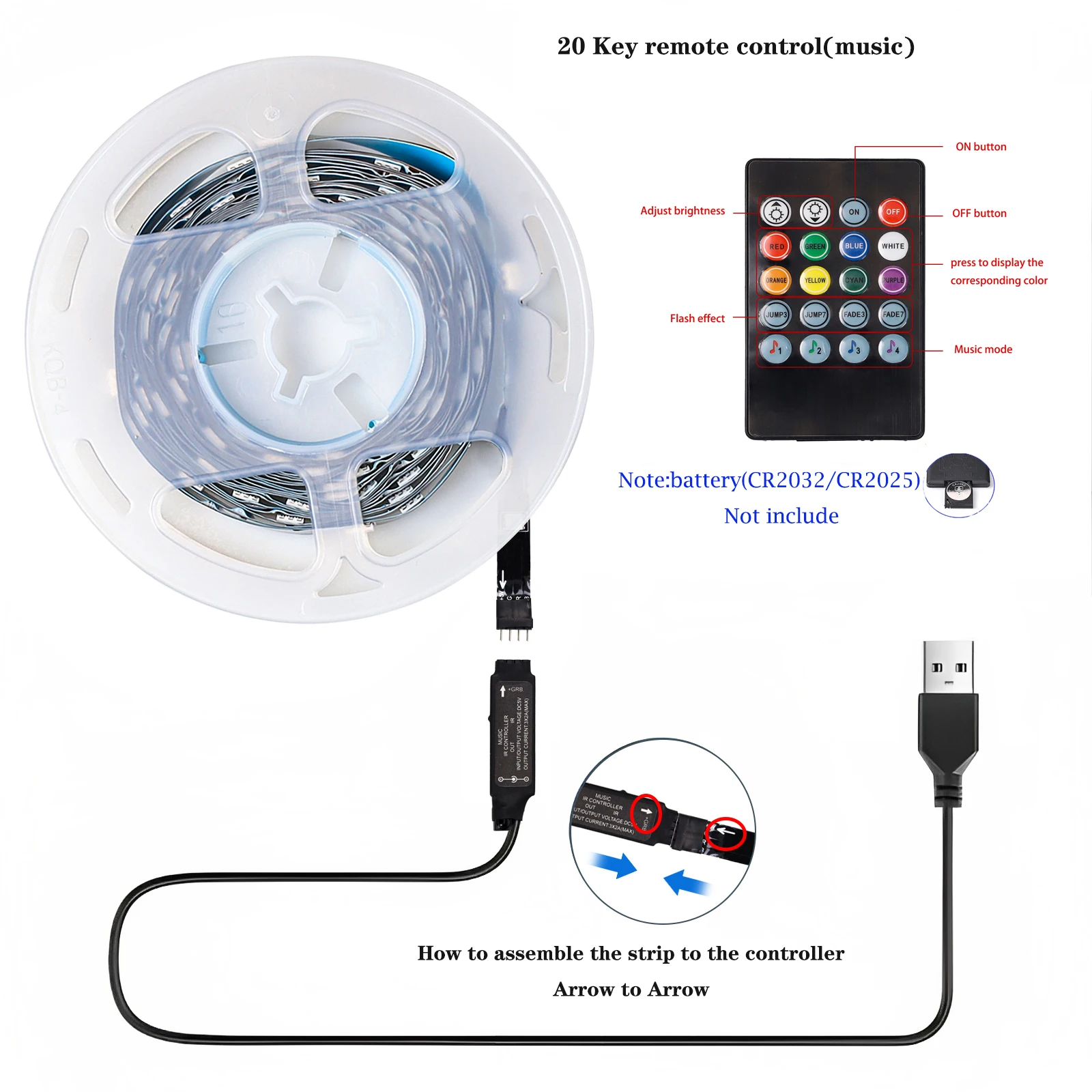 5V USB listwy RGB Led światło Bluetooth App pilot na podczerwień taśma Led pas do pokoju strona główna podświetlenie TV klimatyczny wystrój lampa