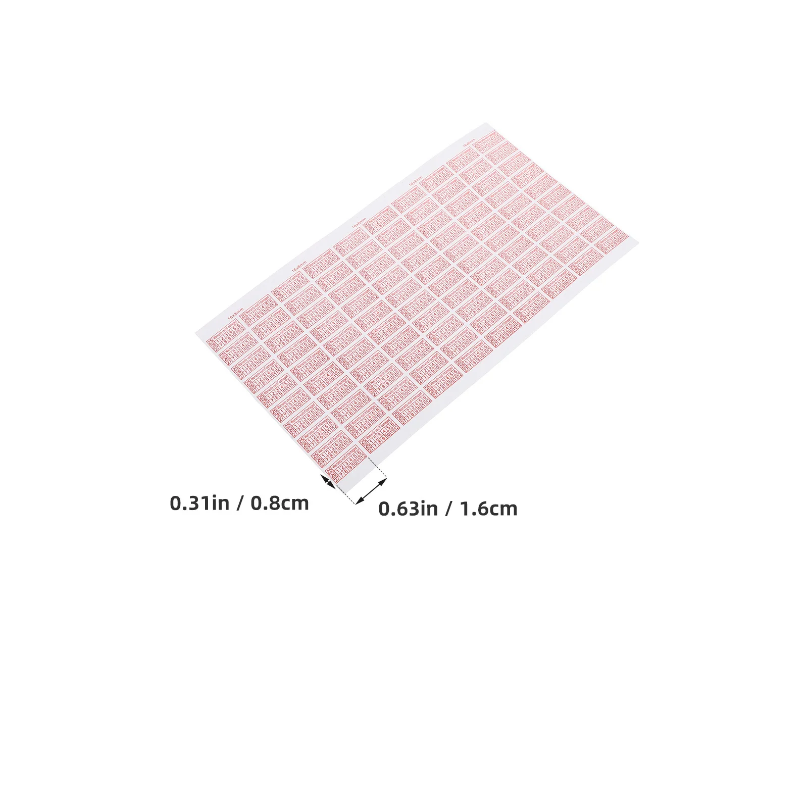 500 قطعة ملصق الضمان العبث واضح لاصق قوي لحماية المنتج تاريخ تسجيل Qc الموافقة الختم #2