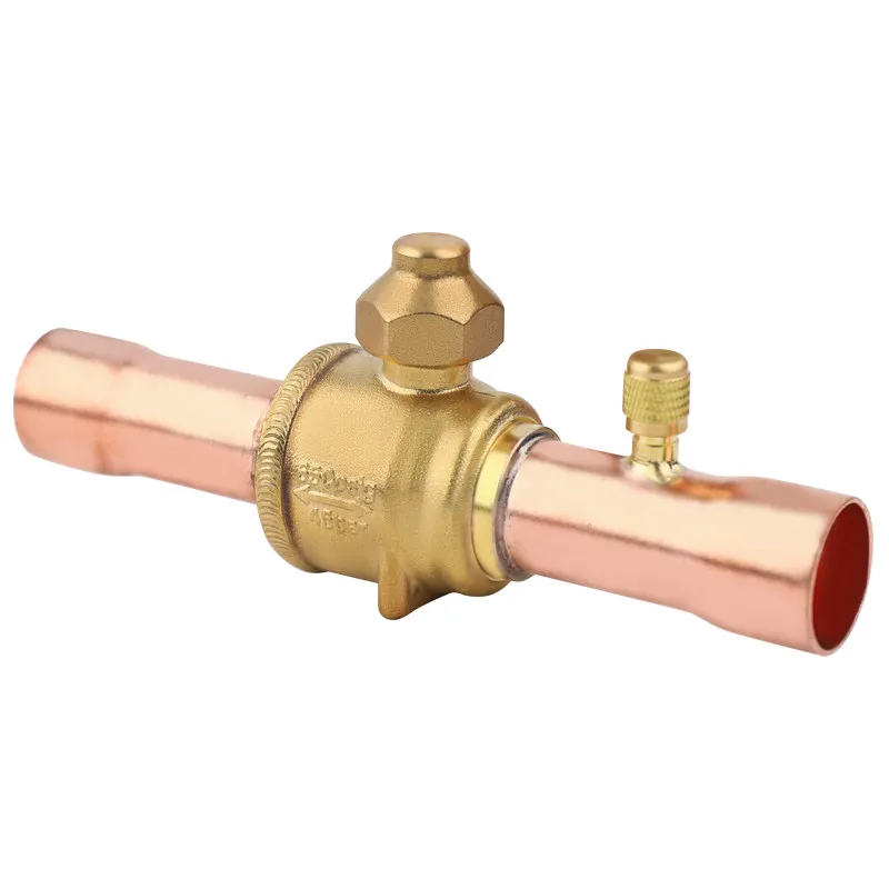 Refrigerant ball valve HBC-6/10/12/16/22/28 air conditioning refrigeration stop valve cold storage unit valve