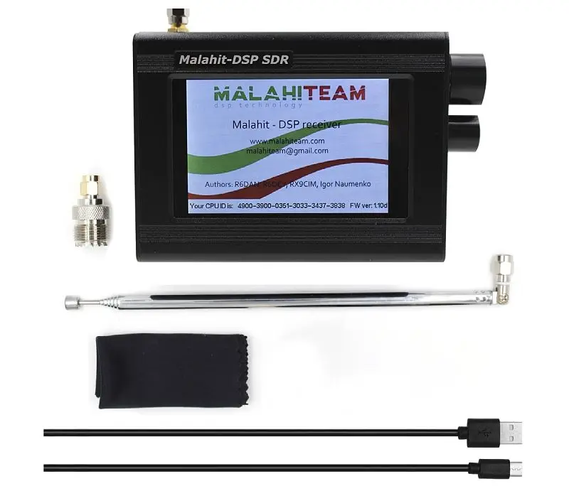 V1.10D 50K-2Ghz Malachite SDR Radio Update Software Malahit DSP SDR Receiver/3.5