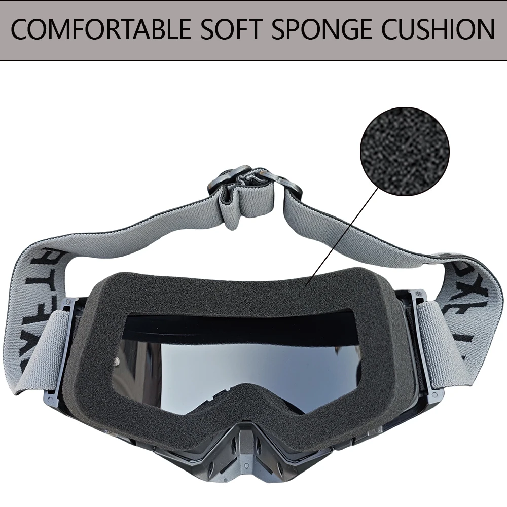 Gafas de camping para motocross con gafas de diseño multiusos Equipo duradero para viajes de aventura y gafas al aire libre Motorsports FOXFTA