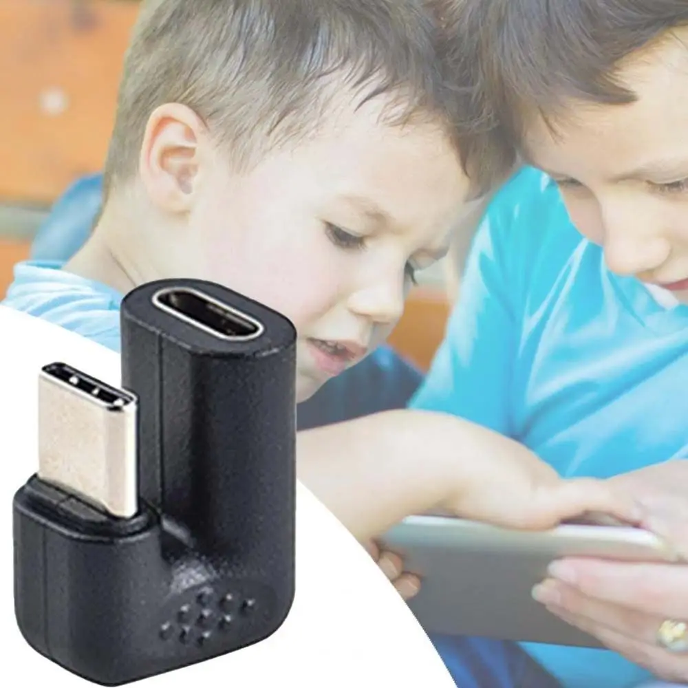 Degree 360° Angled Micro USB Data Transmission Converter Type C Male To Female USB-C Converter