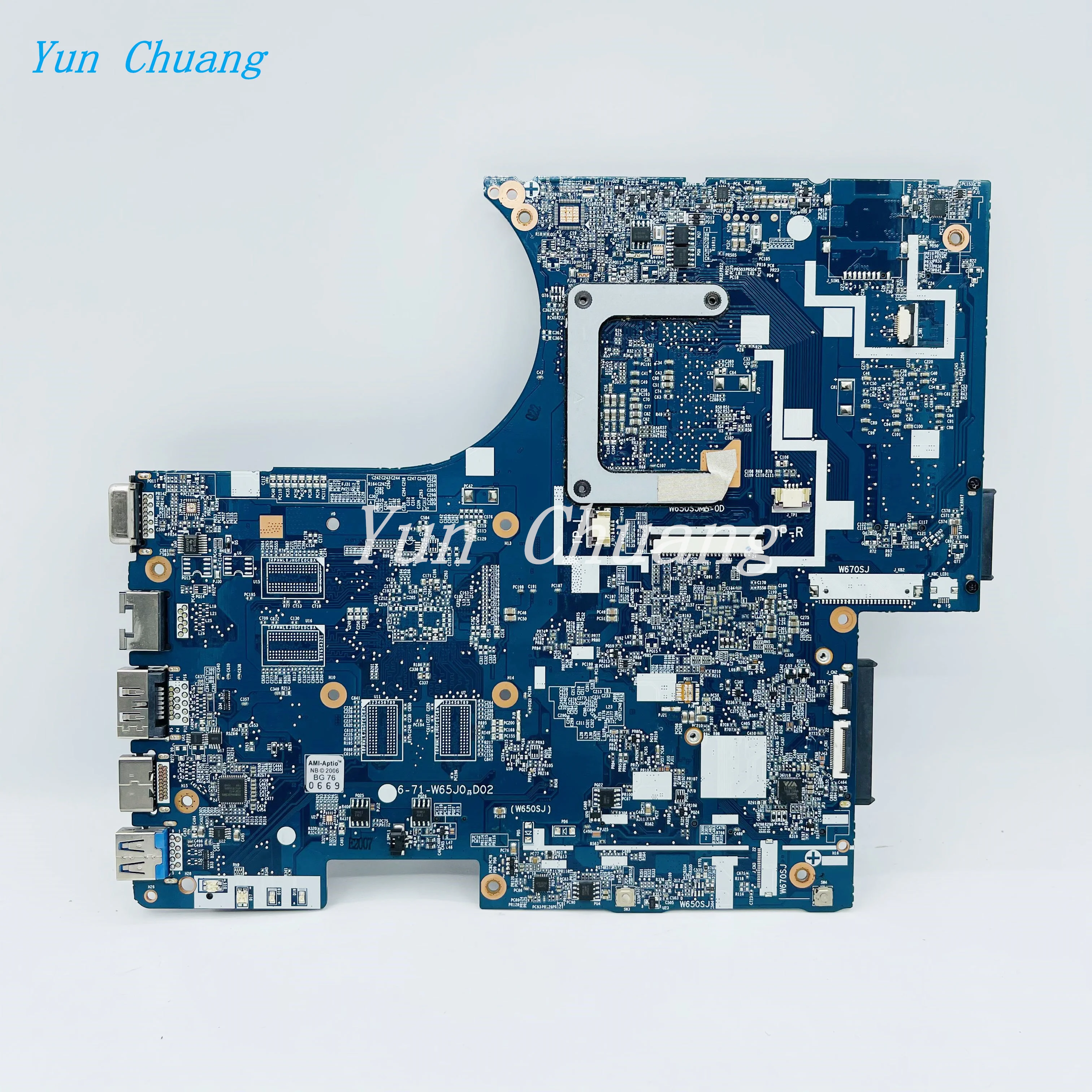 6-71-W65J0-D02 Motherboard K650D G150S K610C K590C W650SJ W650SC laptop moterboard 6-77-W650SZ0U-D02 DDR3 100% test work