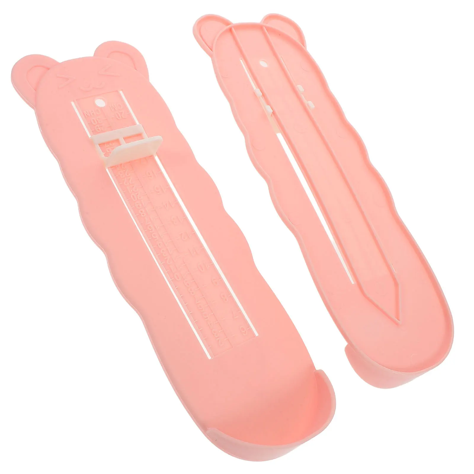 2Pcs Children Foot Measurement Device Baby Toddler Foot Sizer Accurate Shoe Fit Measuring Instrument Shoe Sizing Guide