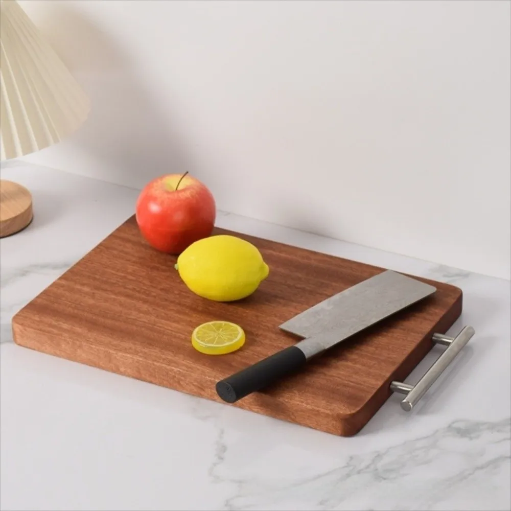 Ebony Wooden Cutting Board Antibacterial Anti Mold Fruit Vegetable Chopping Board Double-sided Cutting Board Mats Household