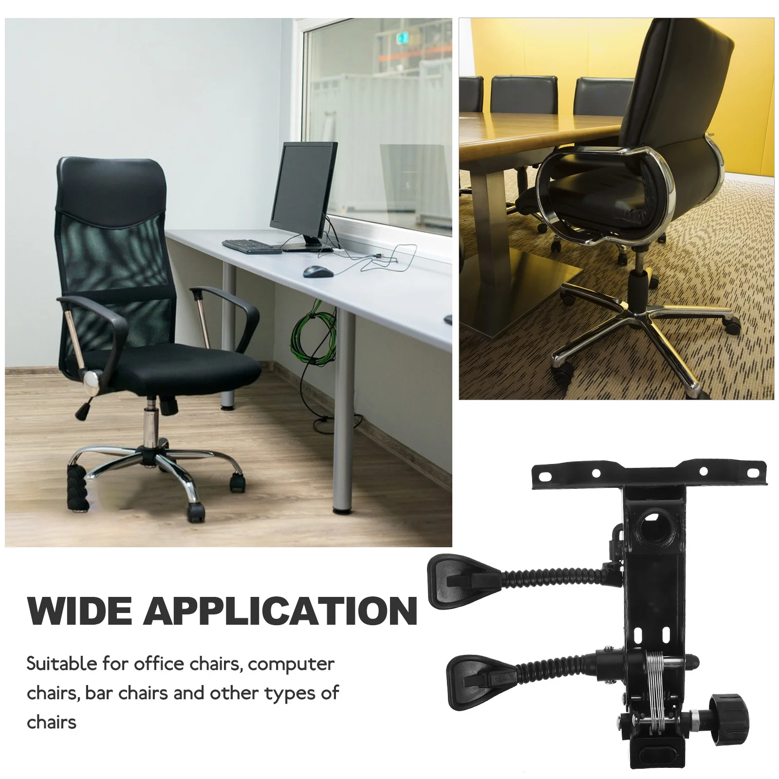 قاعدة دوارة للمكتب، استبدال كرسي فولاذي، آلية التحكم في الميل، لوحة دوارة لكرسي ألعاب المكتب #5