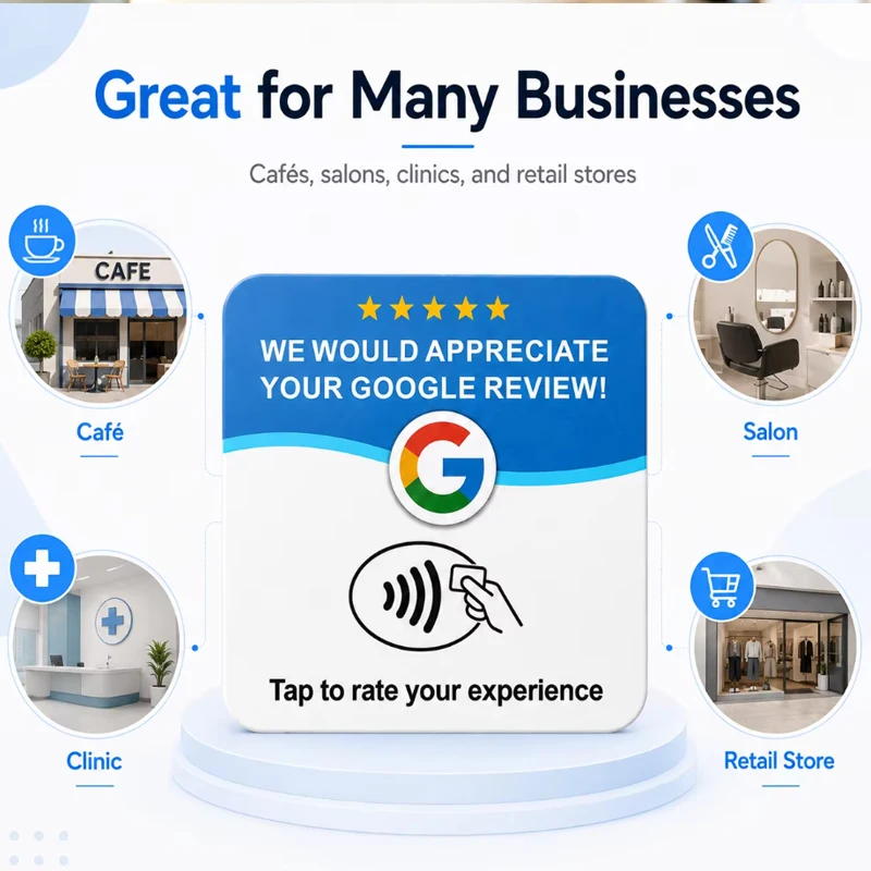 1/10pcs NTAG215 Programmable NFC Desktop Card 13.56MHz Square & Round Self‑Adhesive PVC NFC Tag for Google Menu Tap Table Access