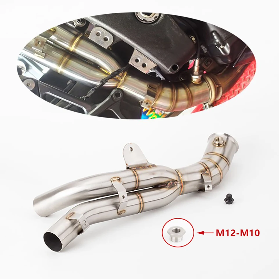 For Yamaha R1 2009-2014 YZF-R1 YZF R1 Escape R1 Pipe Motorcycle Exhaust Link Pipe R1 exhaust R1 muffler