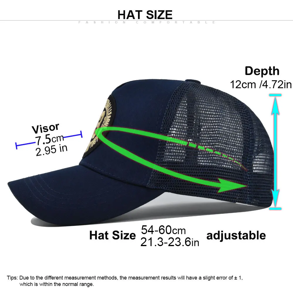 Fashion Trucker Caps 23 Embroidery Patch Four Seasons Snapback Sunscreen Baseball Cap for Men Women Adjustable Visor Hat Canada