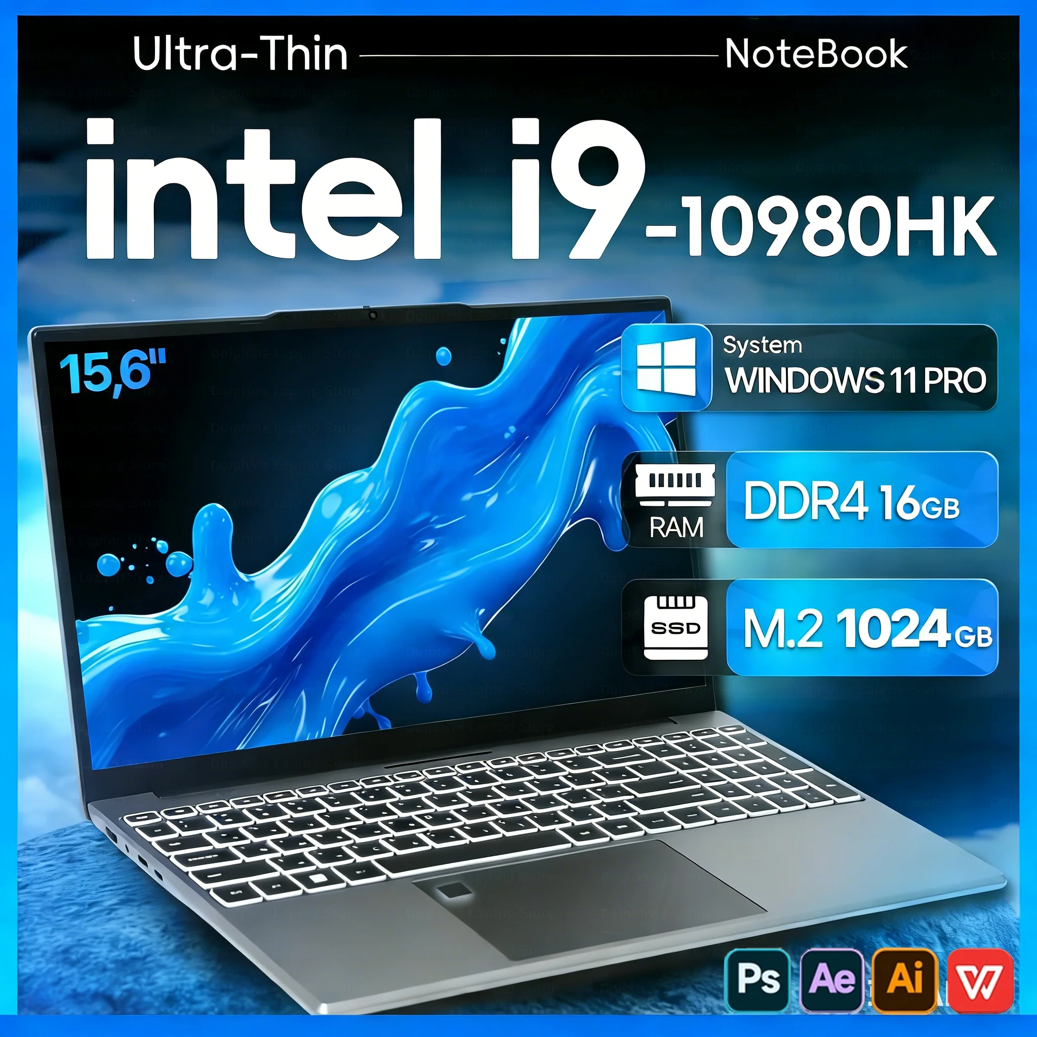 �y�Z�[�����z15.6�C���` Windows 11 Pro���ڃm�[�g�p�\�R�� Intel Core i9-10980HK 16GB RAM 1TB SSD Office �Q�[�~���O/�w�K�p�m�[�g�p�\�R��